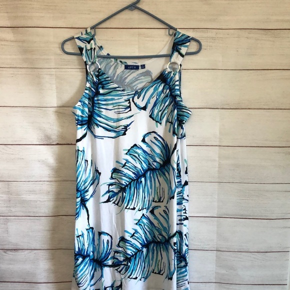 Apt. 9 Blue White Green Dress Size S - Picture 1 of 6